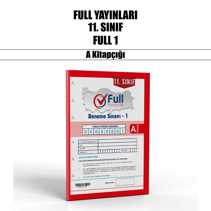 FULL 11.SINIF TARAMA DENEME SINAVI 1-A - 25-26